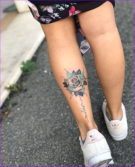 tatuajes para hacerse en la pierna|40 Diseños de Tatuajes hermosos en pierna para mujeres